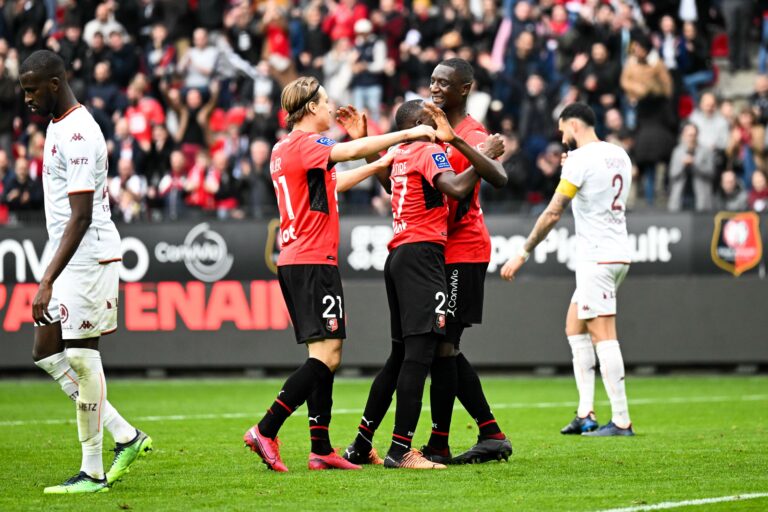 Rennes a étrillé le FC Metz 6-1 ce dimanche.