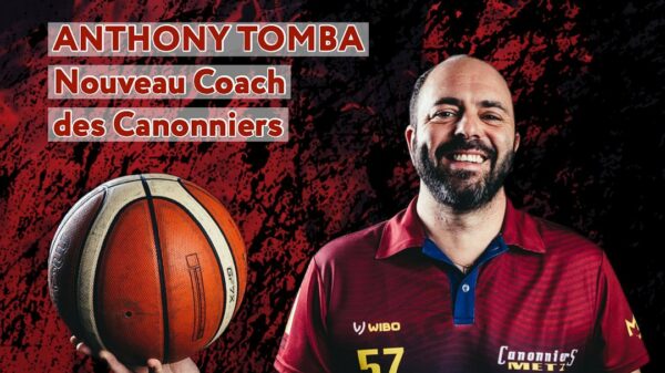 Anthony Tomba, le nouvel entraîneur des Metz Canonniers.