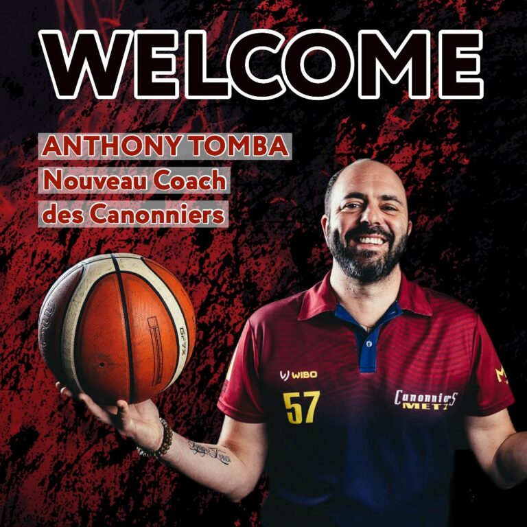 Anthony Tomba, le nouvel entraîneur des Metz Canonniers.