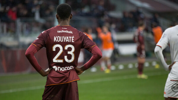 Kouyaté s'est illustré de la pire des manières contre Guingamps avec le FC Metz