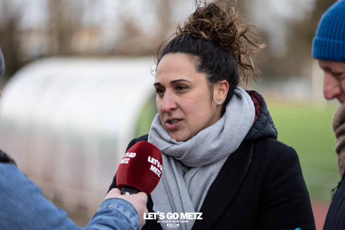 Jessica Silva, la coach du FC Metz au micro de Let's Go Metz après la victoire face au LOSC