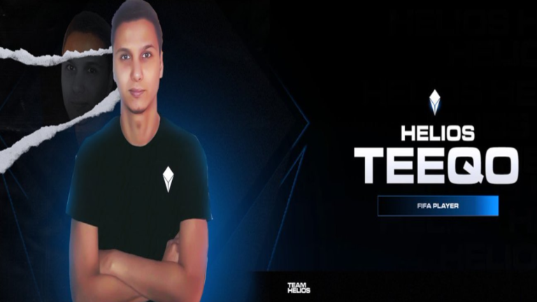 Teeqo, joueur FIFA pour Helios Gaming, joue l'eChampions League à Londres