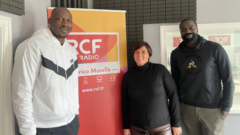Florent Pietrus, Dorothée Kessler et Mamedy Diawara, organisateurs du Gala HandOff
