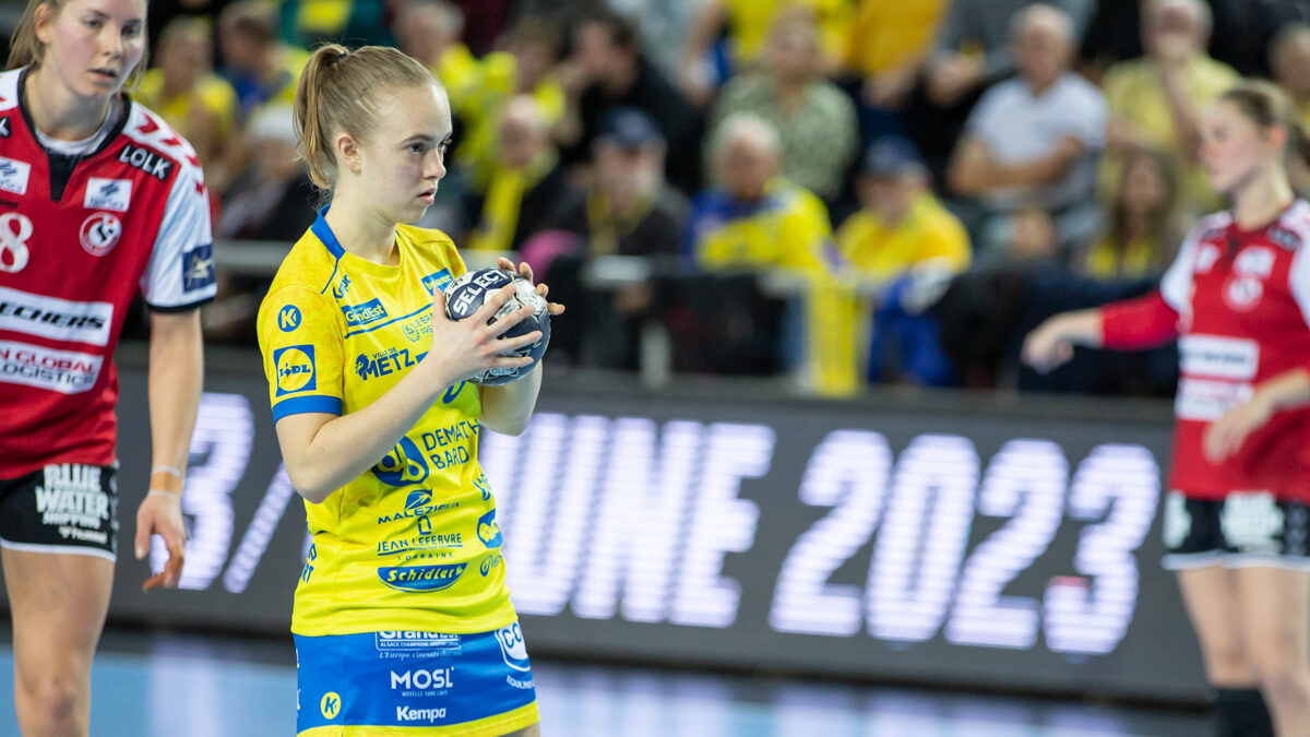 Julie Le Blévec, entre Metz Handball et l'ENIM