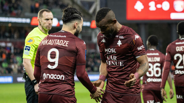 Le FC Metz de Georges Mikautadze et Habib Maïga devra battre Bordeaux pour entretenir les espoirs de montée en Ligue 1 - Photo : Julien Buret / Let's Go Metz