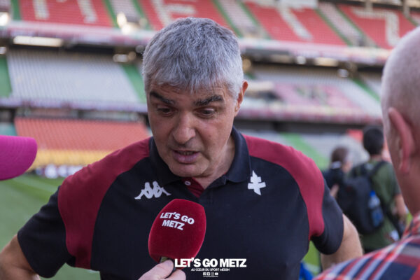 FC Metz - Le Mans : la joie de José Pinot