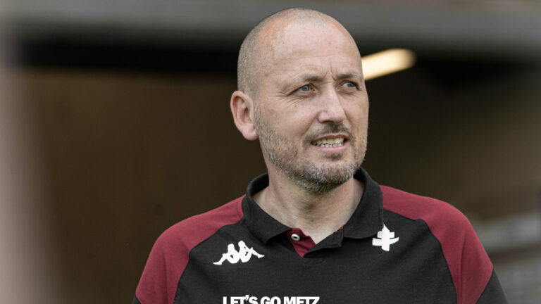 Jérôme Bonnet à l'issue de la défaite du FC Metz face à l'OGC Nice