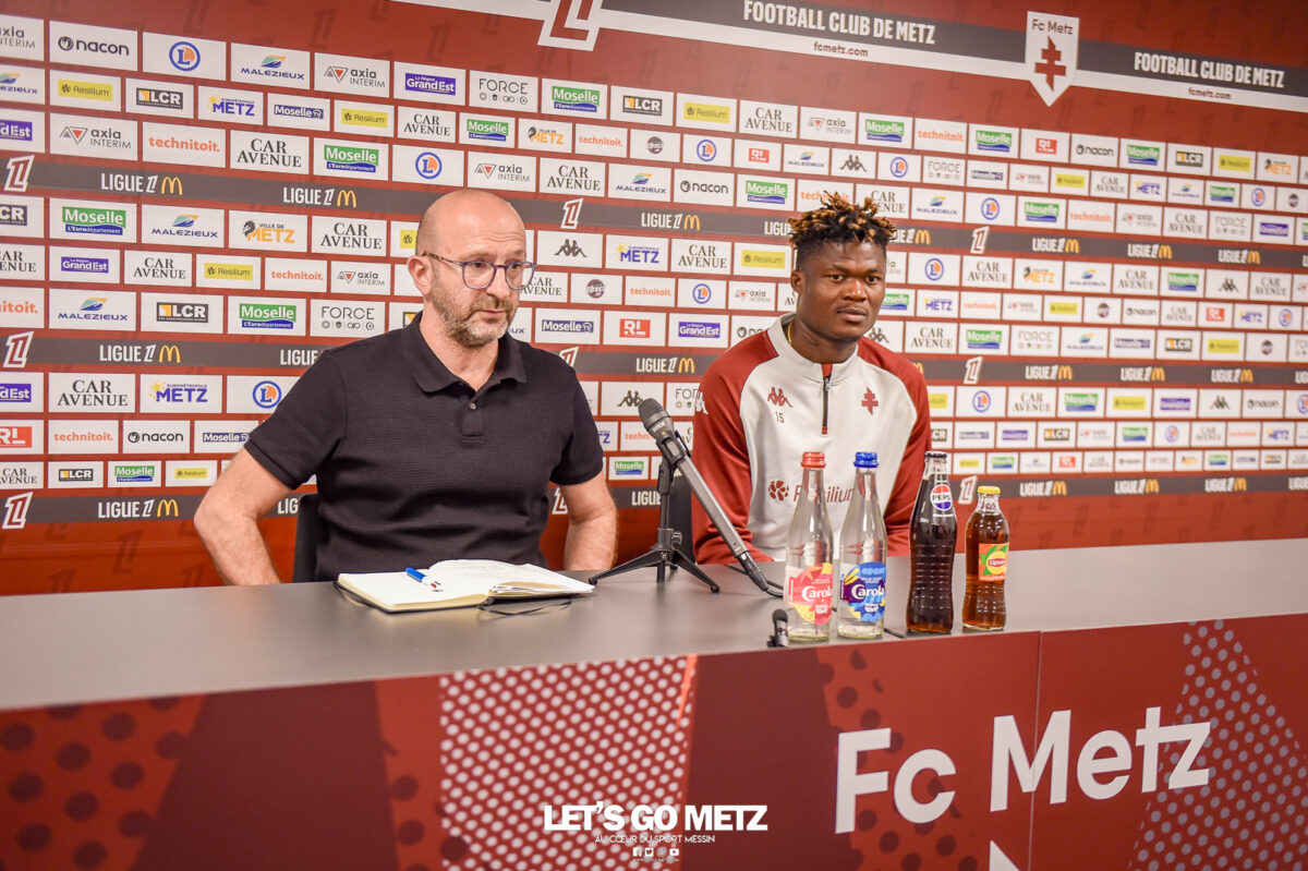 FC Metz. Terry Yegbe présenté en conférence de presse